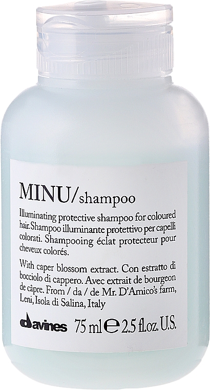 Schützendes Shampoo für coloriertes Haar - Davines Minu Shampoo