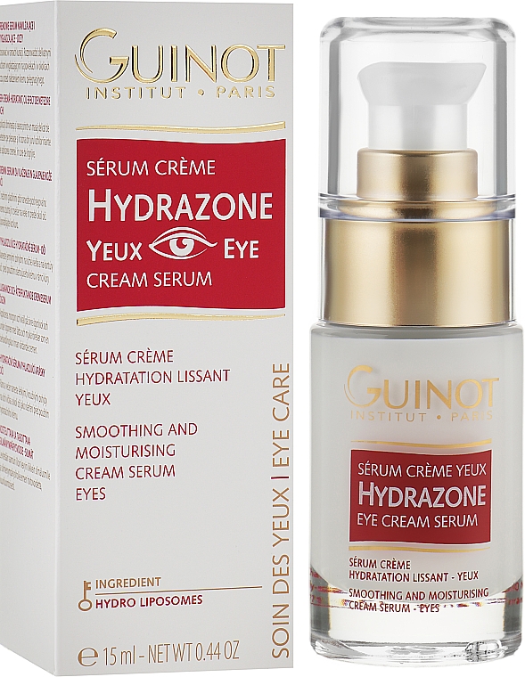 Glättendes und feuchtigkeitsspendendes Creme-Serum für die Augenpartie - Guinot Hydrazone Yeux — Bild N2