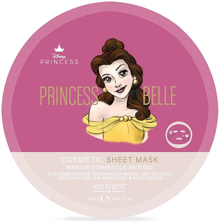 Erfrischende Tuchmaske - Mad Beauty Pure Princess Refreshing Sheet Mask Belle — Bild N1