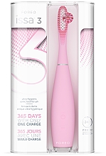 Düfte, Parfümerie und Kosmetik Elektrische Schall-Zahnbürste aus Silikon rosa - Foreo ISSA 3 Ultra-hygienic Silicone Sonic Toothbrush Pearl Pink