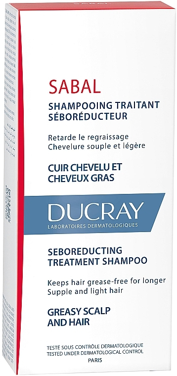 Shampoo Seboregulierendes für fettiges Haar - Ducray Sabal Shampoo — Bild N3