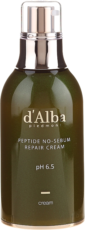 Reparierende und seboregulierende Gesichtscreme mit Peptiden - D'Alba Peptide No-Sebum Repair Cream — Bild N2