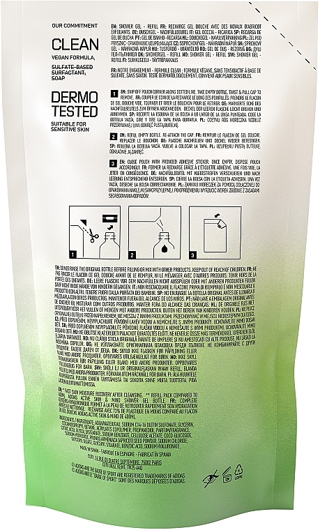 Duschgel - Adidas Active Skin & Mind Skin Detox Shower Gel (Refill)  — Bild N2