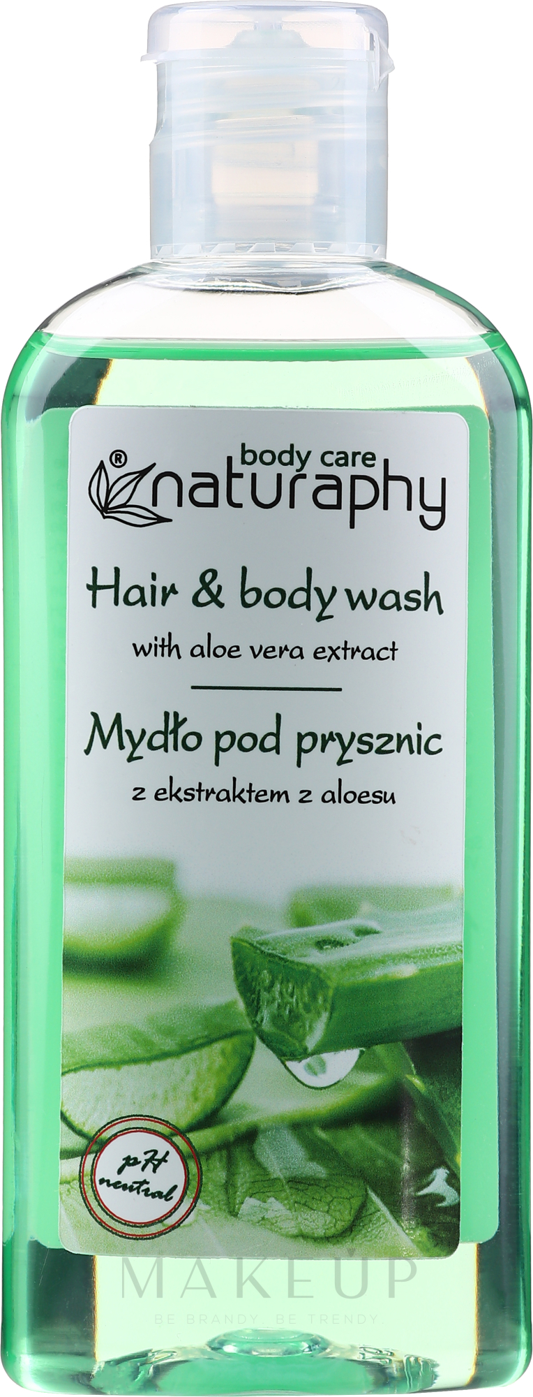 2in1 Shampoo und Duschgel mit Aloe Vera-Extrakt - Naturaphy Aloe Vera Hair & Body Wash — Bild 100 ml
