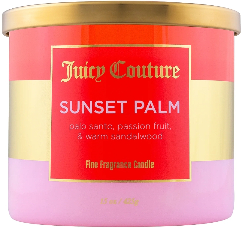 Duftkerze - Juicy Couture Sunset Palm Fine Fragrance Candle — Bild N1