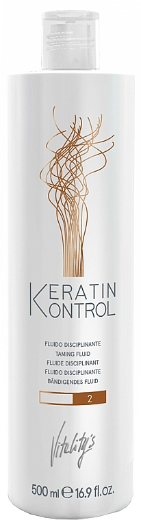 Bändigendes Fluid für feines und geschädigtes Haar mit Keratin №2 - Vitality's Keratin Kontrol Taming Fluid — Bild N1