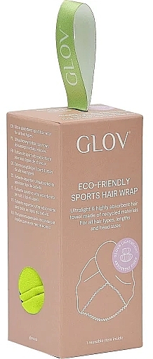 Haarturban Sport limettengrün - Glov Hair Wrap Sport Lime — Bild N3