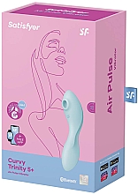 Düfte, Parfümerie und Kosmetik Vakuum-Stimulator blau - Satisfyer Curvy Trinity 5+
