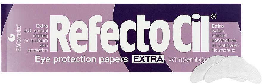 Hautschützende extra weiche Wimpernblätter 80 St. - RefectoCil Eye Protection Papers Extra — Bild N1