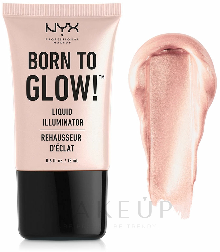 Flüssiger Highlighter - NYX Professional Makeup Born To Glow Liquid Illuminator — Bild 01 - Sunbeam
