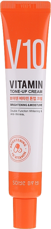 Aufhellende Anti-Falten Gesichtscreme mit 10 Vitaminen - Some By Mi V10 Vitamin Tone-Up Cream