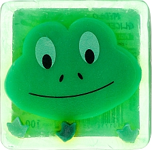Düfte, Parfümerie und Kosmetik Glycerinseife für Kinder mit grünem Apfelduft Frosch - Chlapu Chlap Glycerine Soap