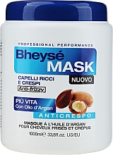 Düfte, Parfümerie und Kosmetik Haarmaske mit Arganöl für lockiges Haar - Renee Blanche Bheyse Maschera Capelli Ricci e Crespi