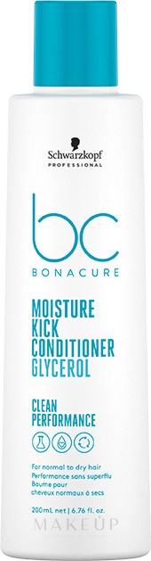 Conditioner für normales und trockenes Haar mit Glycerin - Schwarzkopf Professional Bonacure Moisture Kick Conditioner Glycerol — Bild 200 ml