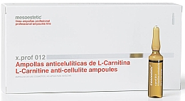 Pflegeprodukt für die Mesotherapie L-Karnitin gegen Cellulite - Mesoestetic X.prof 012 L-Carnitina — Bild N2