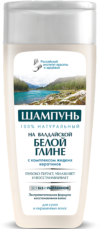100% Natürliches Shampoo mit weißer Tonerde und Keratinkomplex - Fito Kosmetik