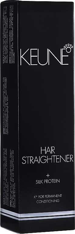Pflegeset zur Haarglättung mit Seidenprotein - Keune Hair Straightener Extra Forte + Silk Protein + Fixing Balm (Behandlung zur Haarglättung 85ml + Fixierender Haarbalsam 85ml) — Bild N1