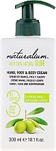 Anti-Aging Pflegecreme für Hände, Körper und Füße mit Olivenöl - Naturalium Hand, Foot & Body Cream — Bild N3
