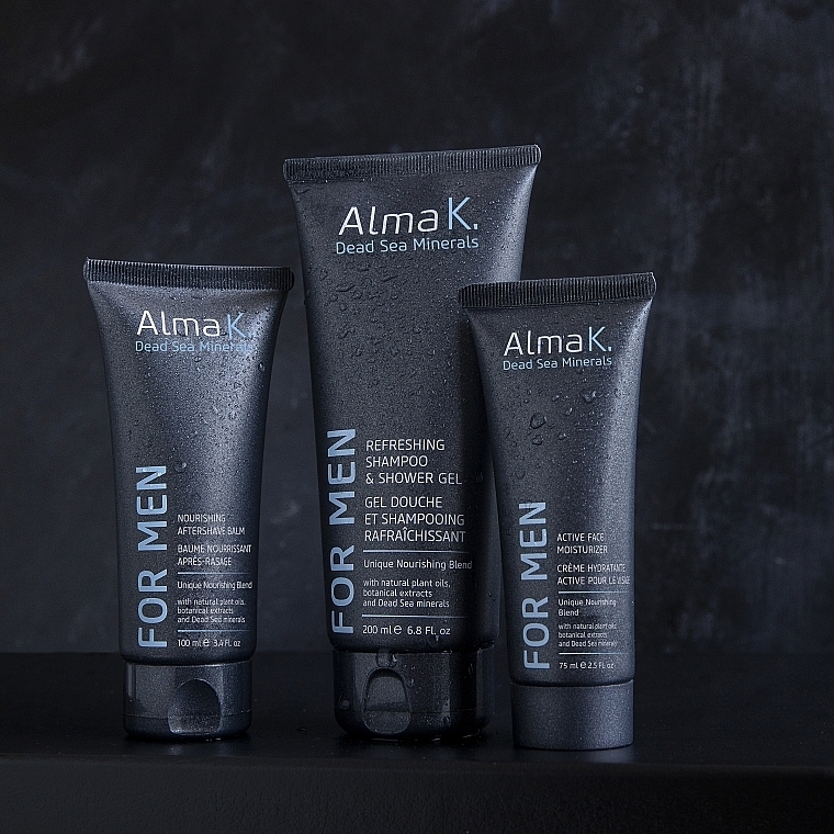 2in1 Erfrischendes Shampoo und Duschgel für Körper und Haar - Alma K For Men Refreshing Shampoo and Shower Gel — Bild N4