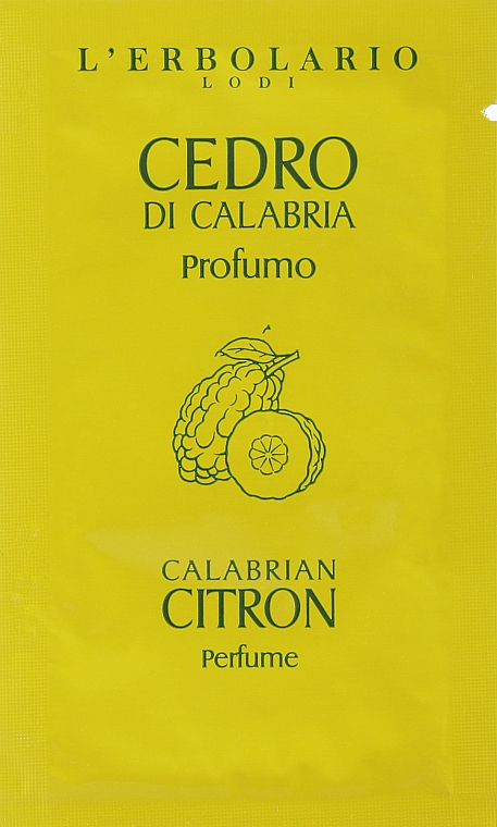 L'Erbolario Calabrian Citron - Parfum (Probe)  — Bild N1