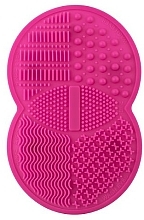 Düfte, Parfümerie und Kosmetik Pinsel-Reinigungsmatte aus Silikon pink - Zoe Ayla Rollers Silicone Make-Up Brush Cleansing Tool