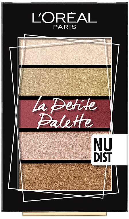 Lidschattenpalette - L'Oreal Paris La Petite Palette Nudist Eyeshadow — Bild N1