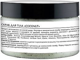 Körperpeeling Kokosnuss - Lapush Coconut Body Scrub — Bild N2