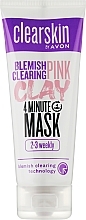 Gesichtsmaske mit Rosenerde gegen Akne - Avon Clearskin Pink Clay Mask — Bild N1