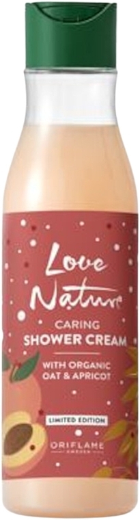 Pflegendes Duschgel mit Bio-Hafer und Aprikose - Oriflame Love Nature Caring Shower Cream — Bild N1