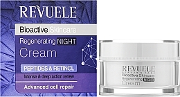 Regenerierende Nachtcreme mit Peptiden und Retinol - Revuele Bioactive Skincare Regenerating Night Cream — Bild N2