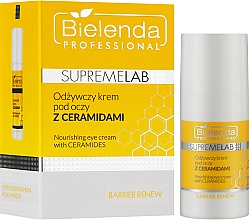 Pflegende Augencreme mit Ceramiden - Bielenda Professional SupremeLab Barrier Renew Nourishing Eye Cream With Ceramides — Bild N2