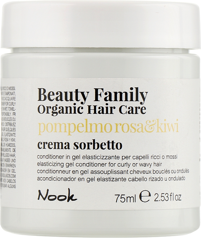 Gel-Conditioner für lockiges und krauses Haar - Nook Beauty Family Organic Hair Care Cond — Bild N1