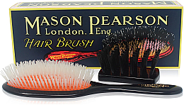 Haarbürste Dunkles Rubin - Mason Pearson Handy Nylon Hair Brush N3 Dark Ruby — Bild N1