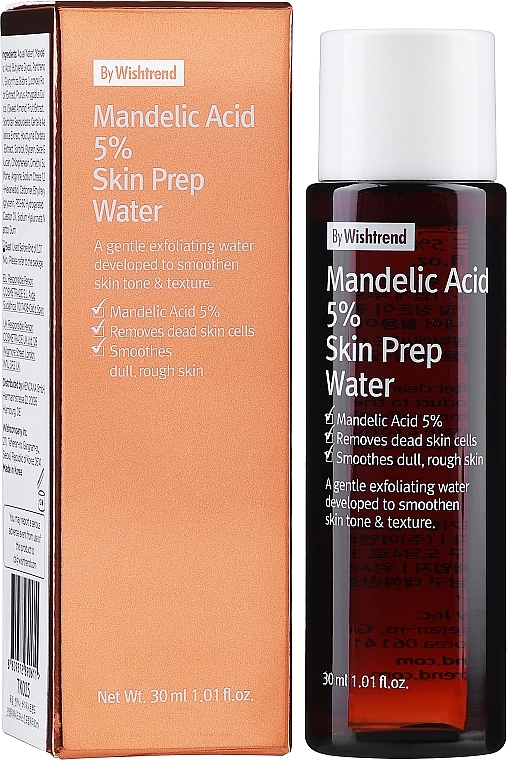 GESCHENK! Tonikum mit Mandelsäure - By Wishtrend Mandelic Acid 5% Skin Prep Water — Bild N2