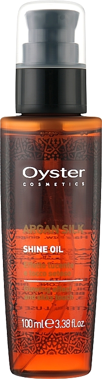 Aufhellendes Haaröl mit Argan - Oyster Cosmetics Argan Silk Shining Oil Glowing Effect And Silky Touch — Bild N1