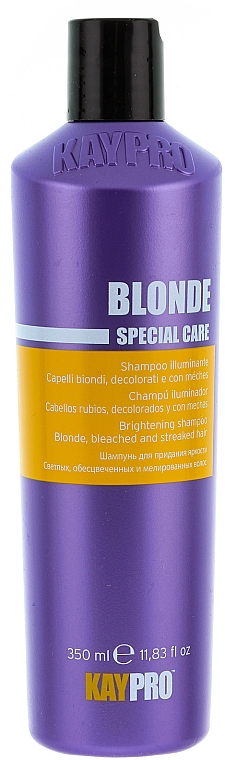 Aufhellendes Shampoo für blondes, blondiertes und gesträhntes Haar - KayPro Special Care Shampoo — Bild N1