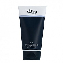 Düfte, Parfümerie und Kosmetik S.Oliver So Pure Men - 2in1 Duschgel und Shampoo für Männer