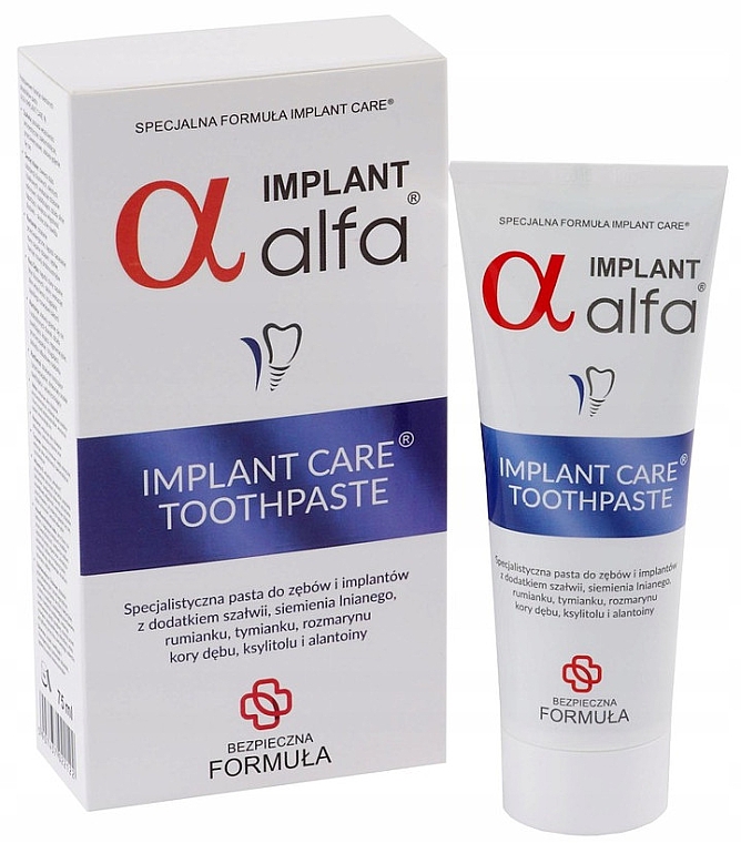 Zahnpasta für Implantate - Alfa Implant Care Toothpaste — Bild N1