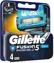 Düfte, Parfümerie und Kosmetik Gillette Fusion ProGlide Ersatzklingen - Gillette Fusion Proshield Chill