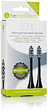 Düfte, Parfümerie und Kosmetik Ersatzkopf für elektrische Zahnbürste schwarz 2 St. - Beconfident Sonic Whitening Brush Heads Black 2 Units
