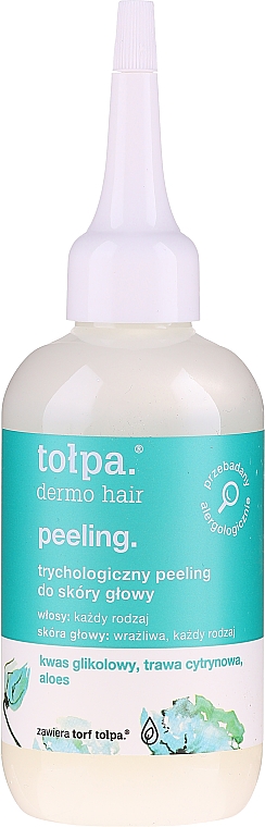Kopfhautpeeling mit Glykolsäure, Zitronengras und Aloe - Tolpa Dermo Hair Peeling — Bild N3