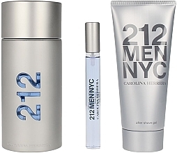 Carolina Herrera 212 Men NYC  - Duftset (Eau de Toilette 100ml + Eau de Toilette Mini 10ml + After Shave Gel 100ml) — Bild N2