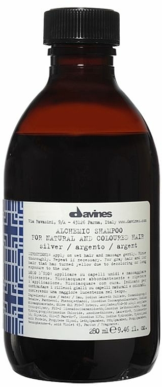 Shampoo zur Intensivierung der Farbe (Silber) - Davines Alchemic Shampoo — Bild N1