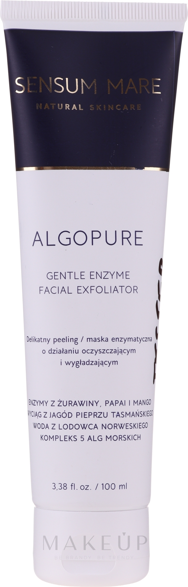 Mildes Gesichtspeeling mit Enzymen und Seealgen - Sensum Mare Algopure Gentle Enzyme Facial Exfoliator — Bild 100 ml