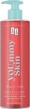 Multi-feuchtigkeitsspendendes Duschgel mit Koffein und Pfirsichöl - AA Cosmetics YOU.mmy Peach Firm — Bild N1