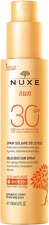 Sonnenschutzmilch-Spray für Gesicht und Körper - Nuxe Sun Spray SPF30 — Bild N1
