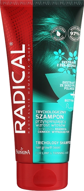 Trichologisches Shampoo für Haarwachstum - Farmona Radical Trichology Shampoo — Bild N1