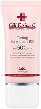 Düfte, Parfümerie und Kosmetik Tonisierende Sonnenschutzcreme für das Gesicht SPF50+ PA++++ - Cell Fusion C Toning Sunscreen 100 SPF50+ PA++++