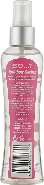 Körperspray - So...? Rainbow Sorbet Body Mist — Bild N2