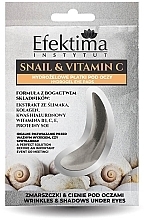 GESCHENK! Hydrogel-Augenpatches - Efektima Instytut Snail & Vitamin C Hydrogel Eye Pads — Bild N1